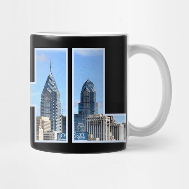 Philadelphia PHL Skyline by Muzehack